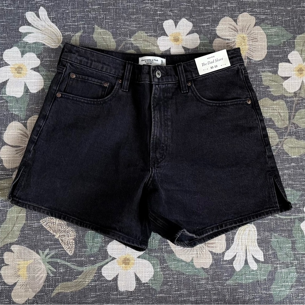 Black Denim Women's Shorts
